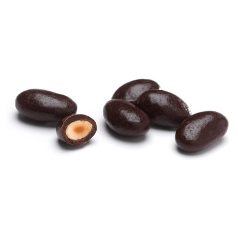 Amandes complètes enrobées chocolat noir (en vrac)