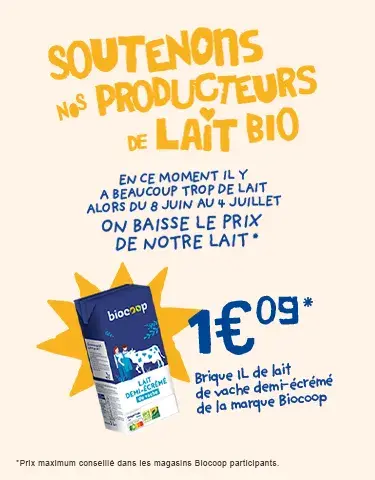 Soutenons nos producteurs de lait bio