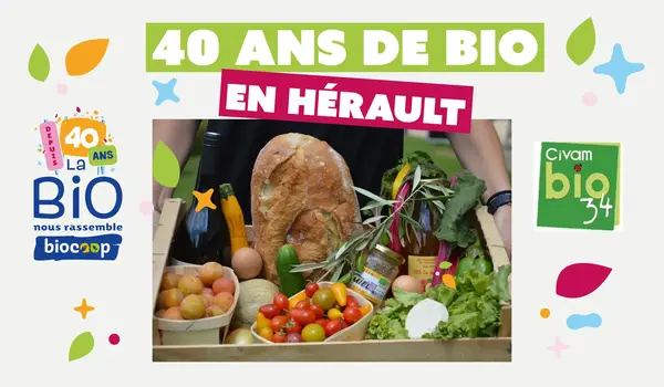 Venez fêter les 40 ans de Biocoop et du CIVAM BIO 34 au Domaine de Restinclières le 7 juin ! Venez fêter les 40 ans de Biocoop et du CIVAM BIO 34 au Domaine de Restinclières le 7 juin !
