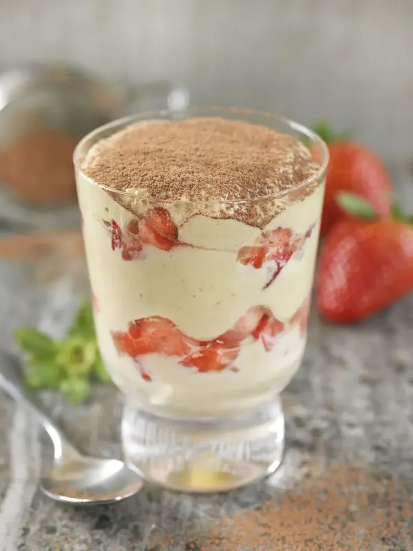 Tiramisu express à la fraise